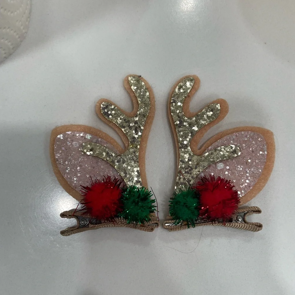 Zara Festive Reindeer Antler Hair Clips
